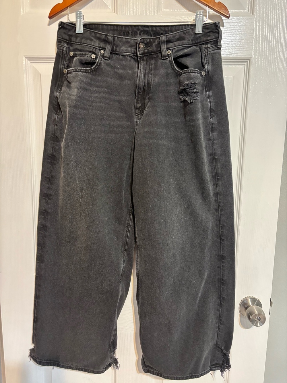 AE super HR baggy wide leg ankle 10R